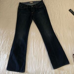 Paige Premium Denim Bootcut Jeans Size 30 Dark Wash Gently Used